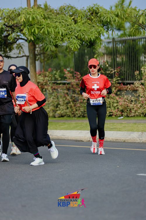 Race photo from CISANGKAN KBP CITY RUN 2025