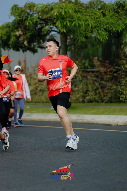 Race photo from CISANGKAN KBP CITY RUN 2025