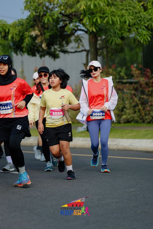 Race photo from CISANGKAN KBP CITY RUN 2025