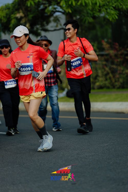Race photo from CISANGKAN KBP CITY RUN 2025