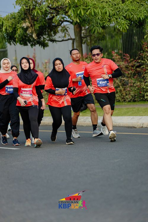 Race photo from CISANGKAN KBP CITY RUN 2025