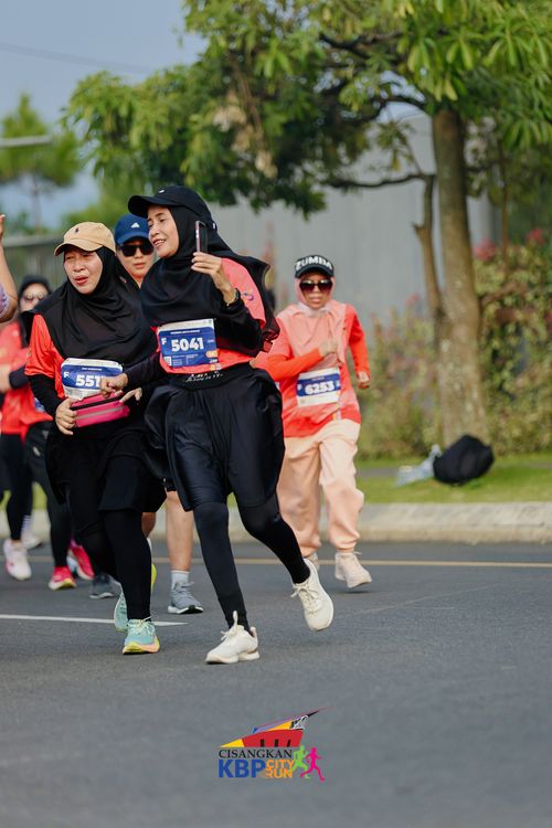Race photo from CISANGKAN KBP CITY RUN 2025