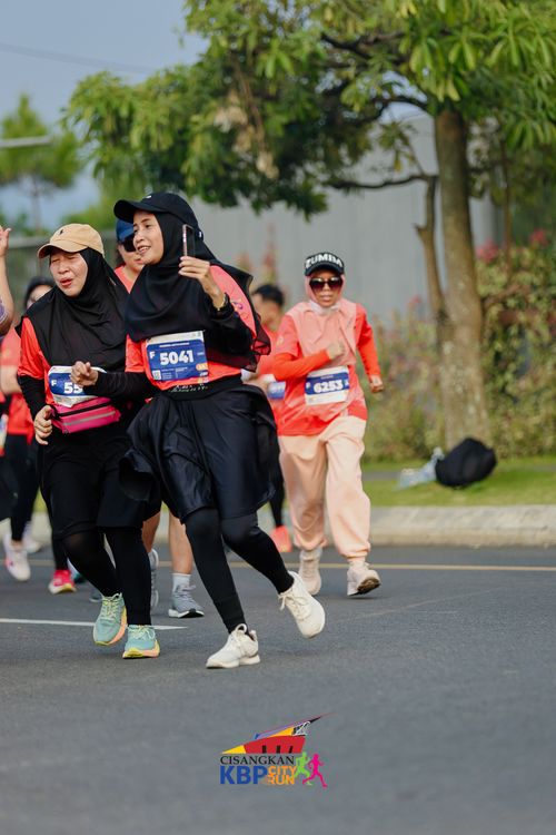 Race photo from CISANGKAN KBP CITY RUN 2025