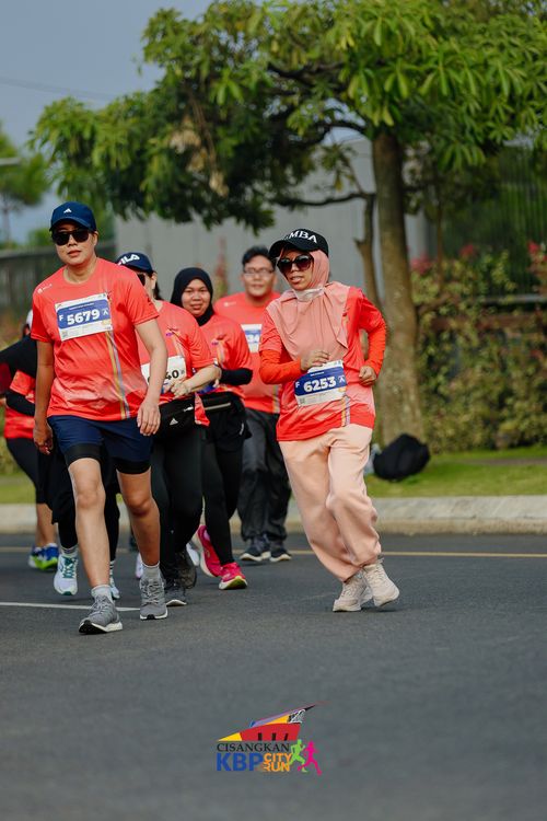 Race photo from CISANGKAN KBP CITY RUN 2025
