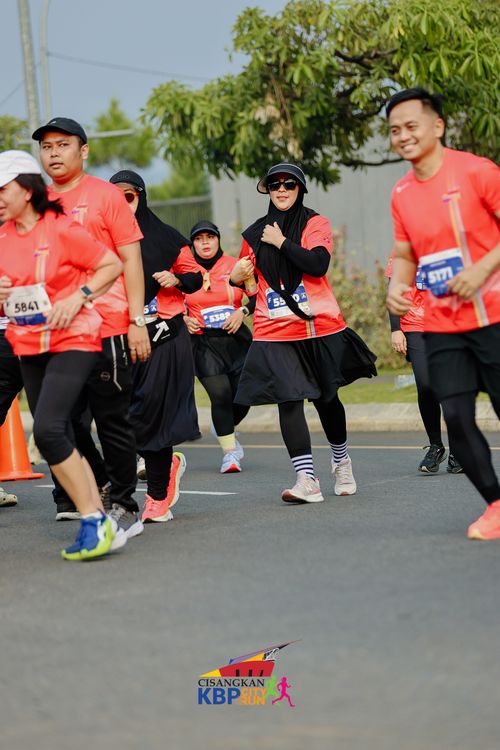 Race photo from CISANGKAN KBP CITY RUN 2025