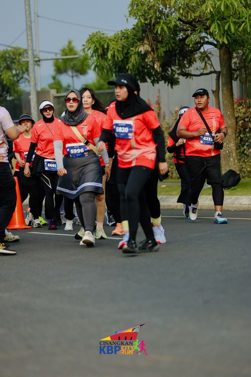 Race photo from CISANGKAN KBP CITY RUN 2025