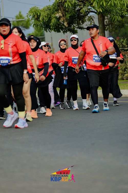 Race photo from CISANGKAN KBP CITY RUN 2025