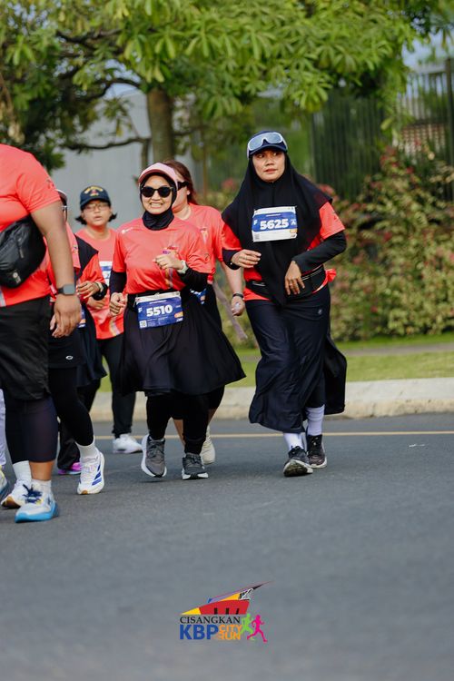 Race photo from CISANGKAN KBP CITY RUN 2025