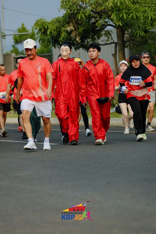 Race photo from CISANGKAN KBP CITY RUN 2025