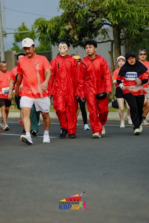 Race photo from CISANGKAN KBP CITY RUN 2025