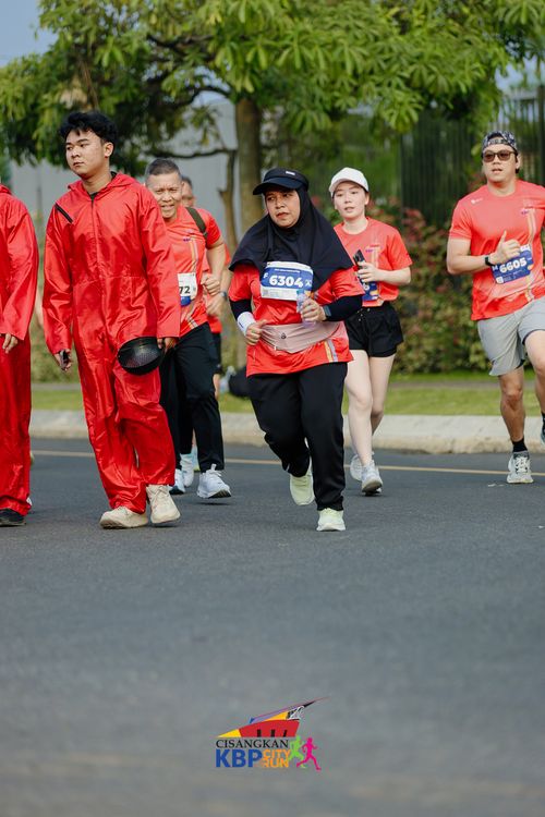 Race photo from CISANGKAN KBP CITY RUN 2025
