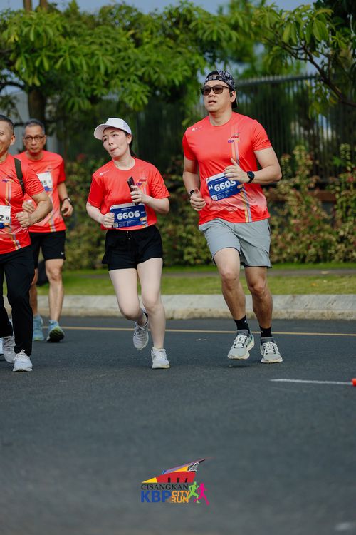 Race photo from CISANGKAN KBP CITY RUN 2025