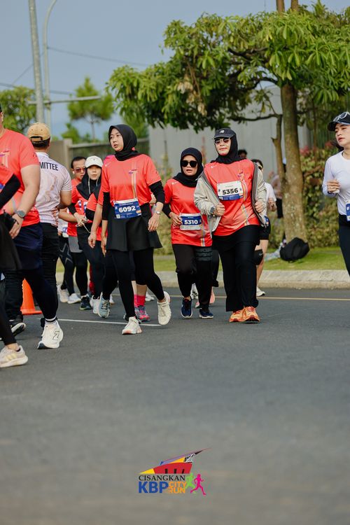 Race photo from CISANGKAN KBP CITY RUN 2025