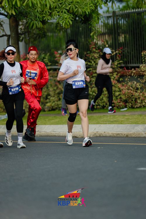 Race photo from CISANGKAN KBP CITY RUN 2025