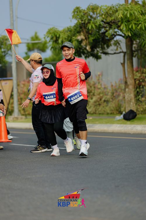 Race photo from CISANGKAN KBP CITY RUN 2025