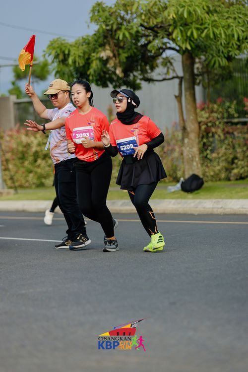 Race photo from CISANGKAN KBP CITY RUN 2025
