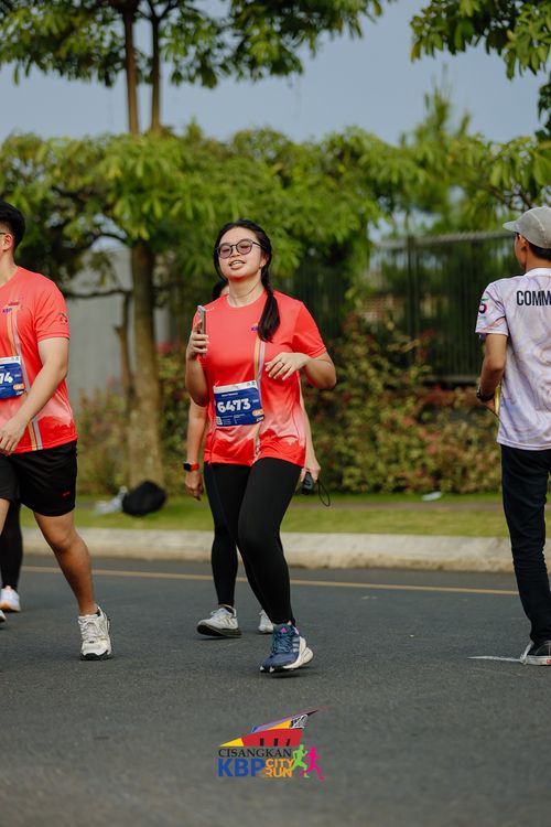 Race photo from CISANGKAN KBP CITY RUN 2025