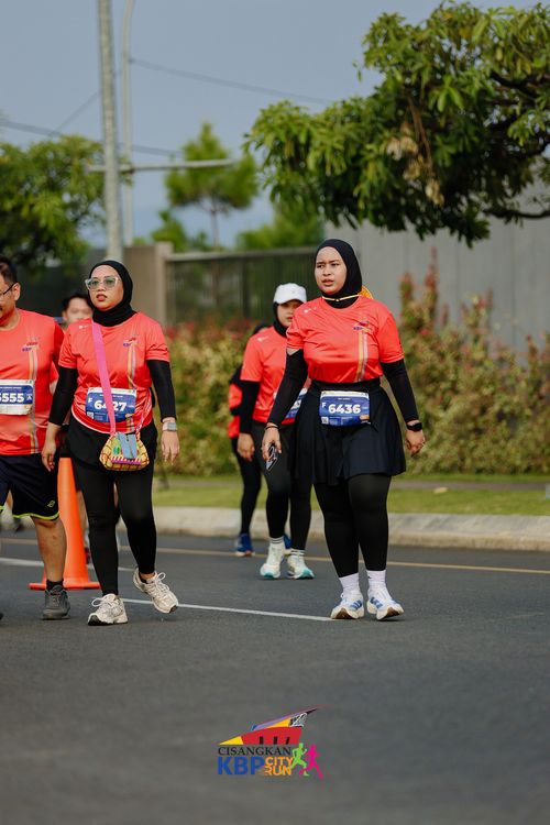 Race photo from CISANGKAN KBP CITY RUN 2025