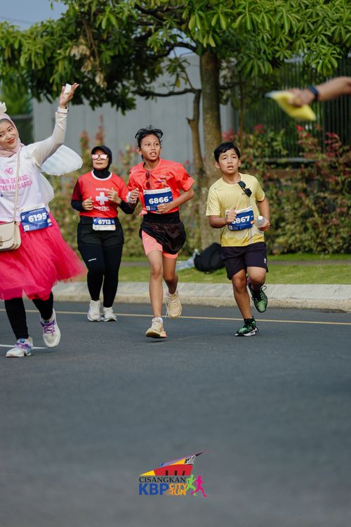 Race photo from CISANGKAN KBP CITY RUN 2025
