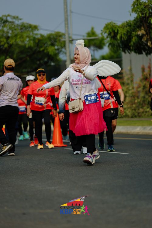 Race photo from CISANGKAN KBP CITY RUN 2025