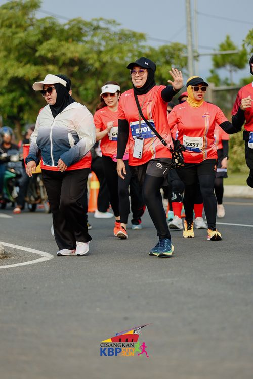 Race photo from CISANGKAN KBP CITY RUN 2025