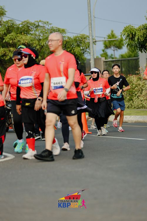 Race photo from CISANGKAN KBP CITY RUN 2025