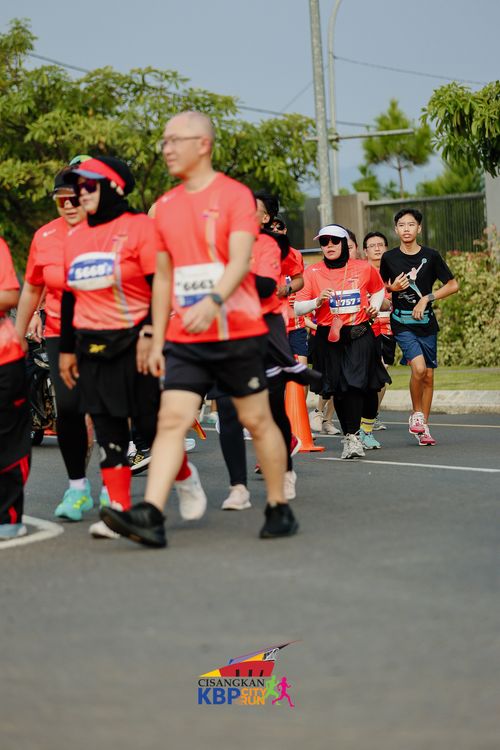 Race photo from CISANGKAN KBP CITY RUN 2025