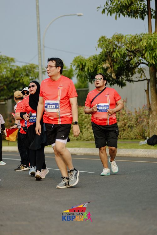 Race photo from CISANGKAN KBP CITY RUN 2025