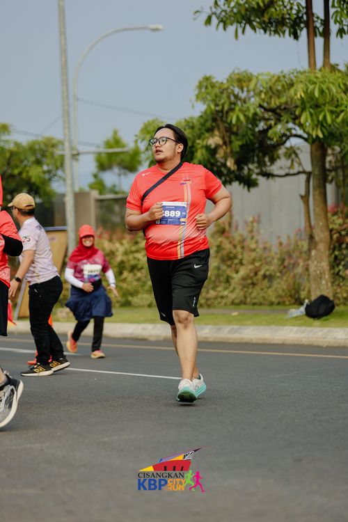 Race photo from CISANGKAN KBP CITY RUN 2025