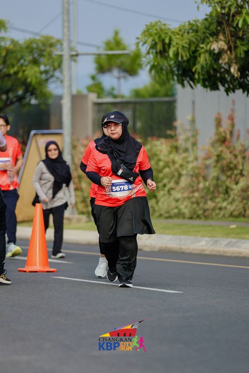 Race photo from CISANGKAN KBP CITY RUN 2025