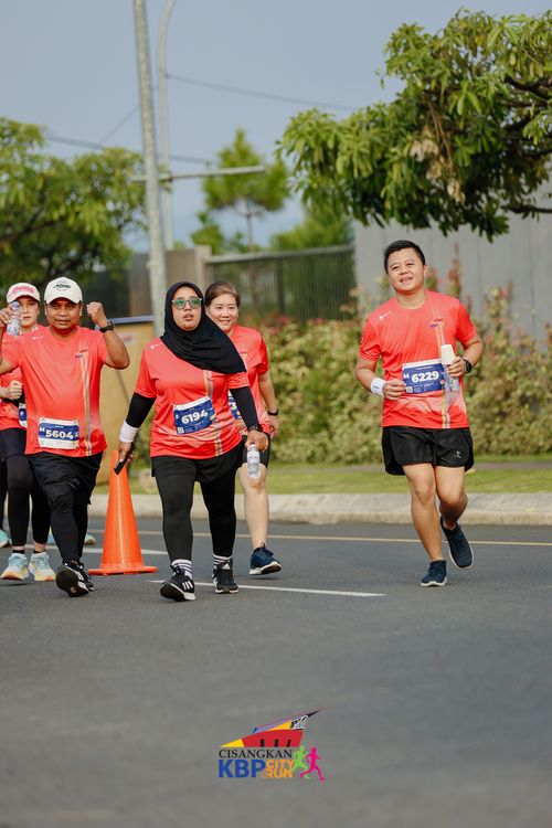 Race photo from CISANGKAN KBP CITY RUN 2025