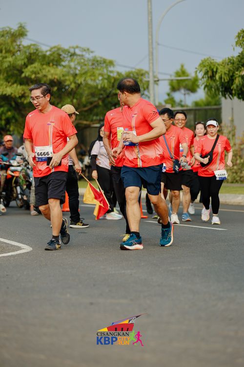 Race photo from CISANGKAN KBP CITY RUN 2025