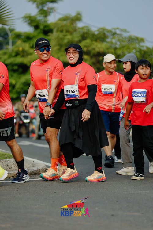 Race photo from CISANGKAN KBP CITY RUN 2025