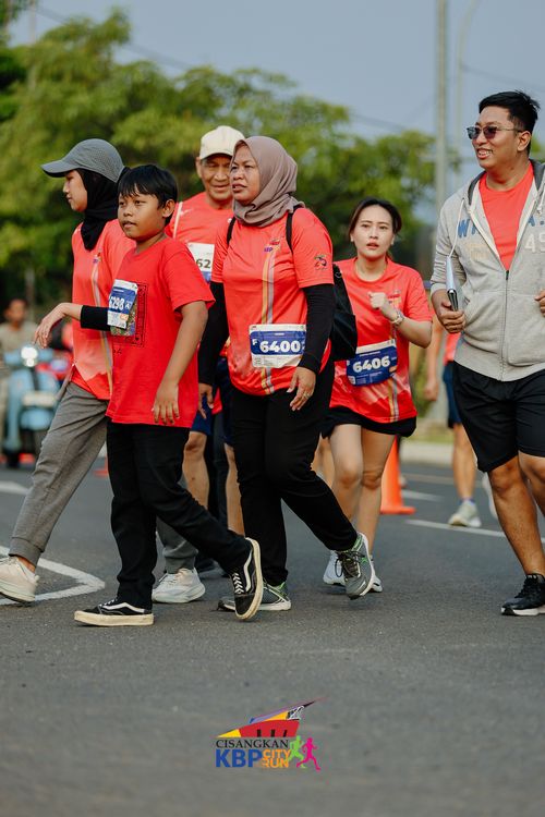 Race photo from CISANGKAN KBP CITY RUN 2025