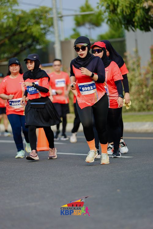 Race photo from CISANGKAN KBP CITY RUN 2025