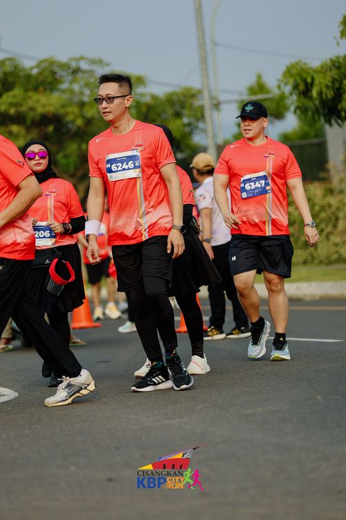 Race photo from CISANGKAN KBP CITY RUN 2025