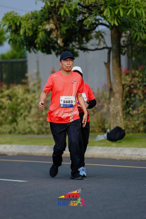 Race photo from CISANGKAN KBP CITY RUN 2025