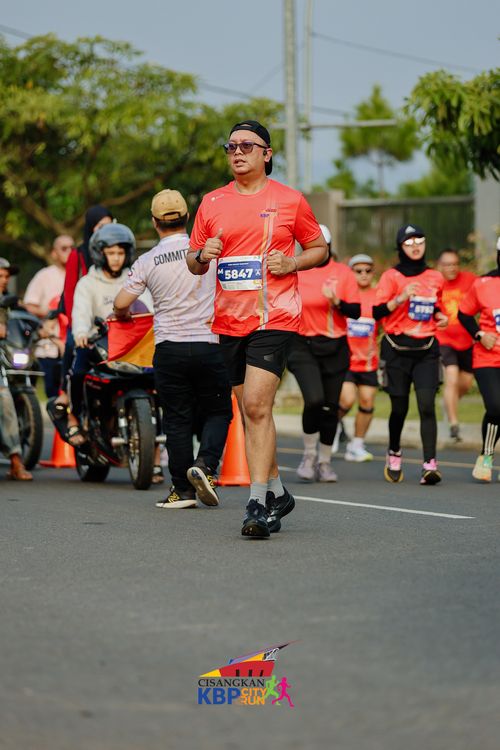 Race photo from CISANGKAN KBP CITY RUN 2025