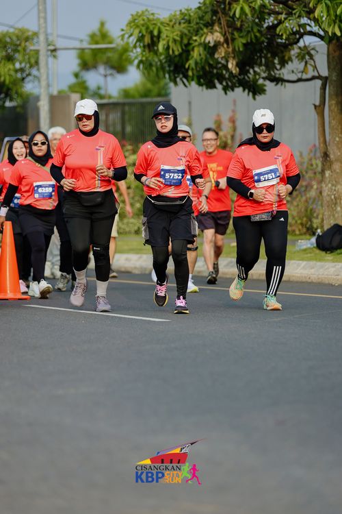 Race photo from CISANGKAN KBP CITY RUN 2025