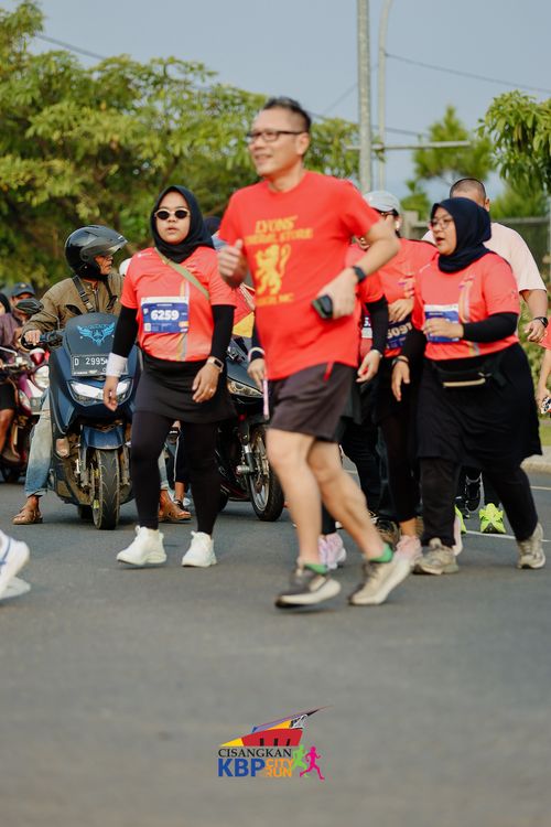 Race photo from CISANGKAN KBP CITY RUN 2025