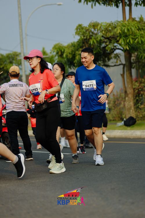 Race photo from CISANGKAN KBP CITY RUN 2025