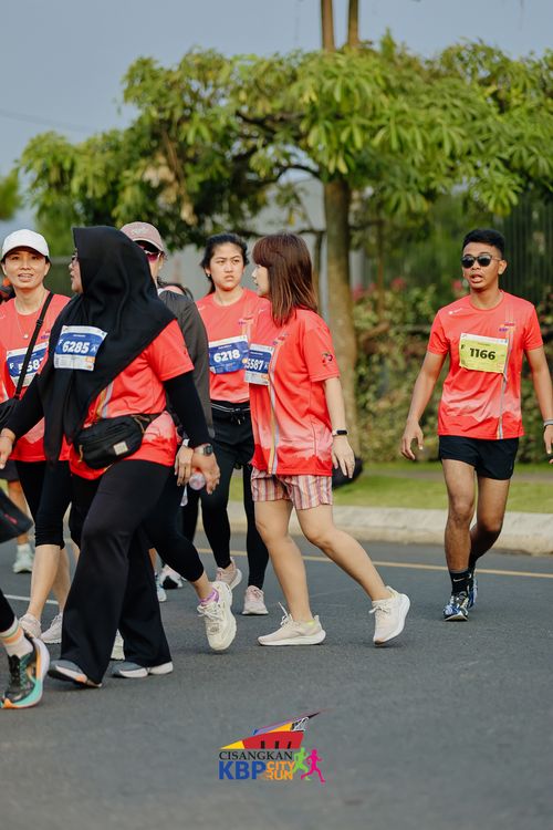 Race photo from CISANGKAN KBP CITY RUN 2025