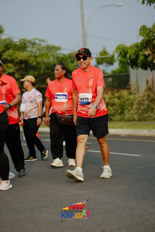 Race photo from CISANGKAN KBP CITY RUN 2025