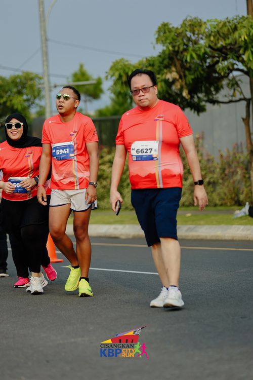 Race photo from CISANGKAN KBP CITY RUN 2025