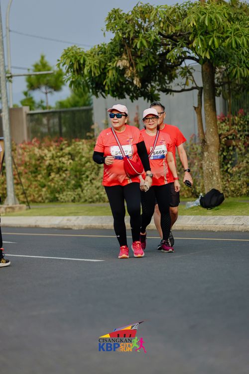 Race photo from CISANGKAN KBP CITY RUN 2025