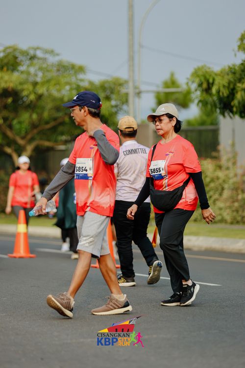 Race photo from CISANGKAN KBP CITY RUN 2025