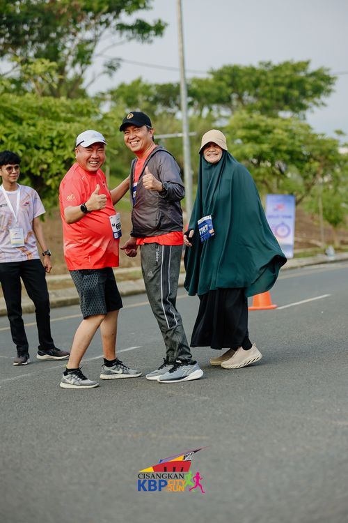 Race photo from CISANGKAN KBP CITY RUN 2025