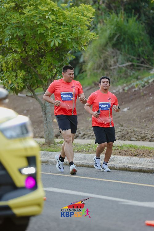 Race photo from CISANGKAN KBP CITY RUN 2025