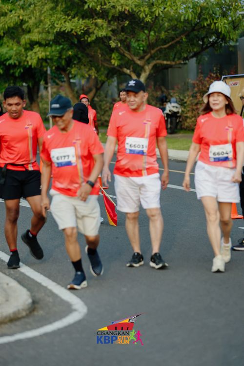 Race photo from CISANGKAN KBP CITY RUN 2025