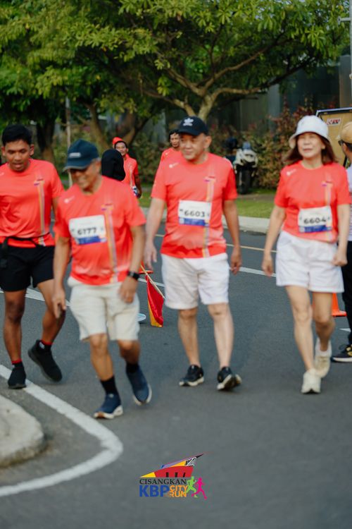 Race photo from CISANGKAN KBP CITY RUN 2025